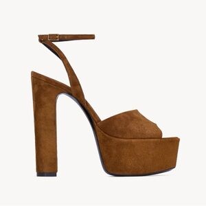 Saint Laurent JODIE PLATFORM SANDALS IN SUEDE
LAND